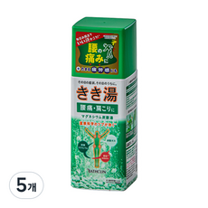 바스크린 키키유 마그네슘 탄산입욕제 청유자향, 360g, 5개