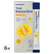 페스룸플러스 토탈 밸런스 스틱 포 독 10p, 140g, 6개, 어덜트