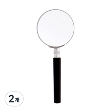 중소형 렌즈 4배율 손잡이 돋보기 60mm, 2개