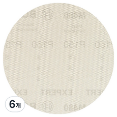 보쉬 EXPERT M480 원형 망사 사포 P150 125mm 5p 2608900674, 6개