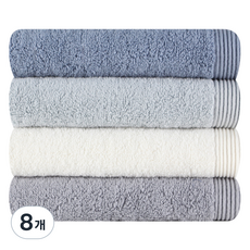 Songwol 松月 柔軟洗臉毛巾 150g 30支棉紗, 8個, 混色