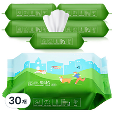 탐사 펫티슈 동물용의약외품 물티슈, 80개입, 30개