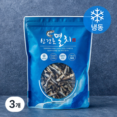 신건호멸치 참나무로 훈연한 훈연멸치 (냉동), 3개, 300g