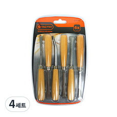 TACTIX 迷你木工雕刻刀 6種組 545283, 4組