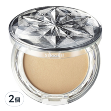 KOSE高絲 雪肌精CC絲絨雪粉餅, 粉蕊 001, 2個