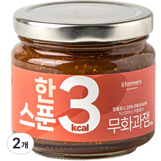 식스파머스 저칼로리 무설탕 한 스푼 무화과잼, 200g, 2개
