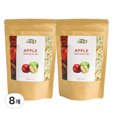 키워쥬 큐브형 동결건조 사과, 15g, 8개