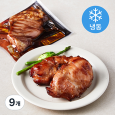 직화 통다리살 왕갈비맛 (냉동), 120g, 9개