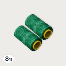 皮革工藝蠟線 初學者用 1mm*220m, 綠色, 8個