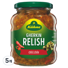 Kuhne 冠利 小黃瓜醃菜辣椒醃製醬, 350g, 5個