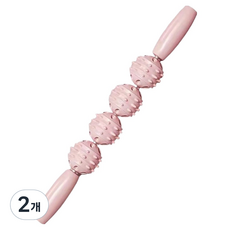 쏙쏙채움 어깨 등 지압볼 4개 마사지스틱, 2개, 핑크