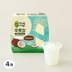 FruitMoji 후룻컵 나타데코코, 198g, 4개, 4개입