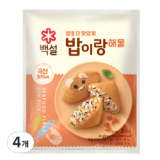 백설 밥이랑 해물, 24g, 4개