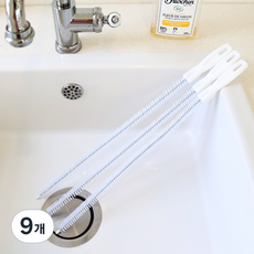 comet 排水管清潔刷, 白色, 9個