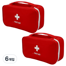 에이비엠코리아 휴대용 구급파우치 L, 6개