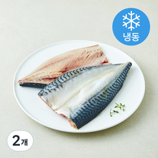 캠핑해어 노르웨이산 칼집 고등어 (냉동), 2개, 400g