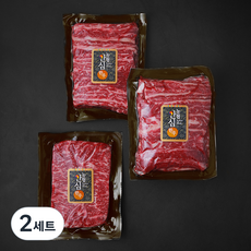 농협안심한우 구이딱조은 갈비살 1등급 200g x 2개 + 채끝 1등급 200g 세트, 2세트