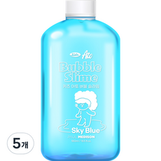 폴메디슨 키즈 아토 버블 슬라임 스카이블루, 550ml, 5개