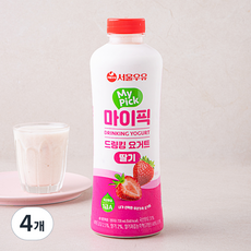 서울우유 마이픽 드링킹 요거트 딸기, 720ml, 1개입, 4개