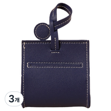 바이데 강아지 깔끔한 편한 풉백파우치, 다크네이비, 3개, 1개입