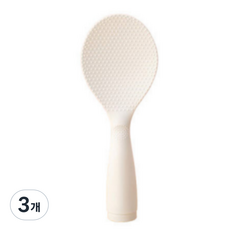 조니프리 밥알이 묻지 않는 밥주걱, 화이트, 3개