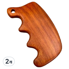 Shopping Sprint 木製頭皮刮痧按摩梳 01, 2個, 單一顏色