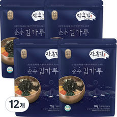 순수해작 순수 김가루, 70g, 12개