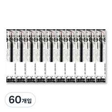 ZEBRA 斑馬牌 Gel Ink JF替換芯 1.0mm, 黑色, 60個