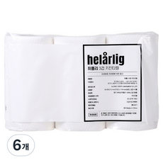 Hirolly 3層天然紙漿捲筒廚房紙巾 160抽, 6入, 6個