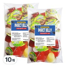 벅스킹덤 사슴벌레 장수풍뎅이 전용 곤충젤리 30p, 혼합색상, 10개