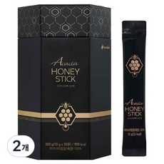 퓨어마스터 아카시아꿀 허니스틱 30포, 300g, 2개