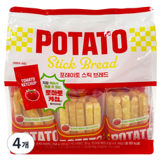 키즈웰 포테이토 스틱 브레드, 234g, 4개