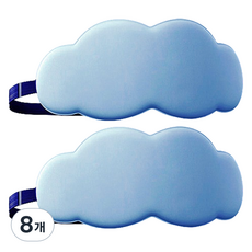 정월마켓 구름 수면 안대 블루, 8개, 1개입