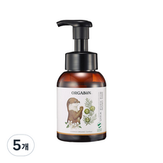 오가본 씨앗품은 순한 핸드워시, 280ml, 5개