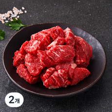 실속한우 조은장터 양지 2등급 국거리용 세절 (냉장), 300g, 2개