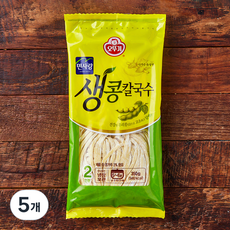 오뚜기 생콩칼국수, 350g, 5개
