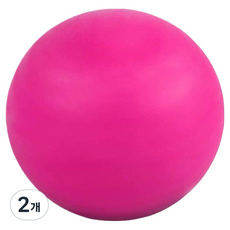 쏙쏙채움 롤링 마사지볼 46mm, 2개, 형광 보라60도