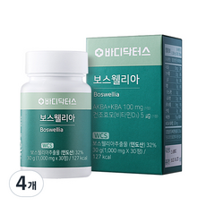 바디닥터스 보스웰리아, 30정, 4개