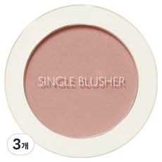 샘물 싱글 블러셔 5g, CR01 네이키드 피치, 3개