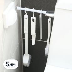 Sort-it 多用途浴室清潔工具伸縮桿浴室清潔刷具7件組, 5套, 混和色