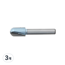 스마토 오목이 트리머 비트 생크 6mm D9.5-16L-R4.8, 3개