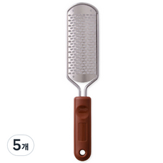 buyme 스텐 양면 발 각질제거기 거친발전용 브라운, 1개입, 5개