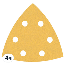 보쉬 EXPERT C470 삼각 6홀 찍찍이 P120 GOP 5p 2608900827, 4개