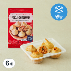 김치 어묵만두 (냉동), 160g, 6개