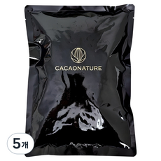 카카오네이처 쿠킹스토리 화이트 컴파운드 코팅초콜릿, 1kg, 5개