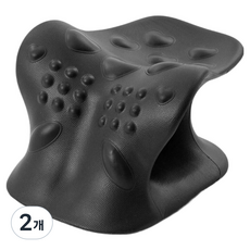 셀리빙 멀티 마사지 베개 블랙, 2개