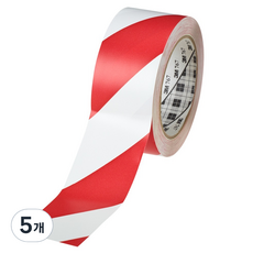 3M 地板劃線膠帶 767, 紅色 + 白色, 5個