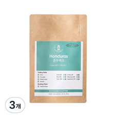 DUTCH&BEAN COFFEE 單一產區 宏都拉斯 科潘 SHG 中度烘焙咖啡豆, 濃縮咖啡機, 200g, 3包