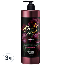 케라시스 고저스머스크 퍼퓸샴푸 플라워부케향, 1L, 3개