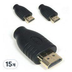 마하링크 Micro HDMI to HDMI F m 변환 젠더, CP-1385, 15개